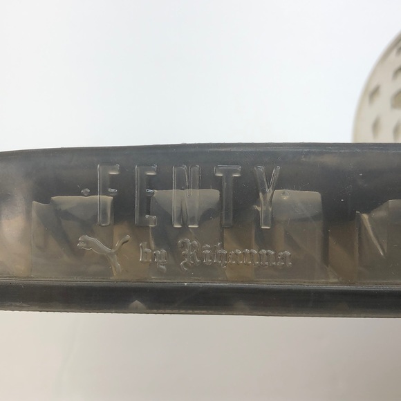 Puma Fenty Black Jelly Pool Slides / Sandals - Picture 8 of 9